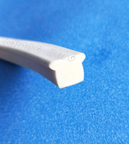  Sealing machine accessories I-shaped square convex shape high temperature soft silicone upper pressure strip heat-resistant sponge strip foot and hand pressure