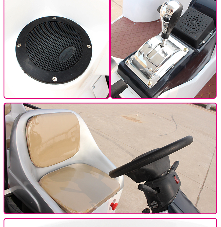 Tài sản an ninh điện bốn bánh tuần tra xe khuôn viên du lịch danh lam thắng cảnh tham quan bất động sản xe caravan pin cổ điển xe - Xe đạp điện giá xe điện