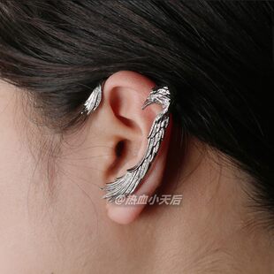 [SOYAEARRING老鹰朋克酷简约防过敏 耳钉耳挂男女 同款 一个的价格]