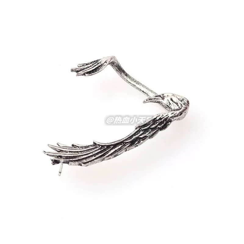 [SOYAEARRING老鹰朋克酷简约防过敏 耳钉耳挂男女 同款 一个的价格]