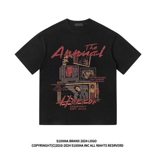 Футболка в стиле хип-хоп для влюбленных, в американском стиле, короткий рукав, оверсайз