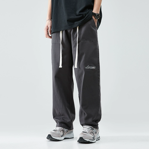 Tide, цветные брендовые повседневные брюки, спортивные штаны, свободный прямой крой