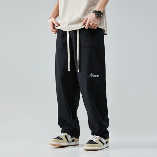 Tide, цветные брендовые повседневные брюки, спортивные штаны, свободный прямой крой