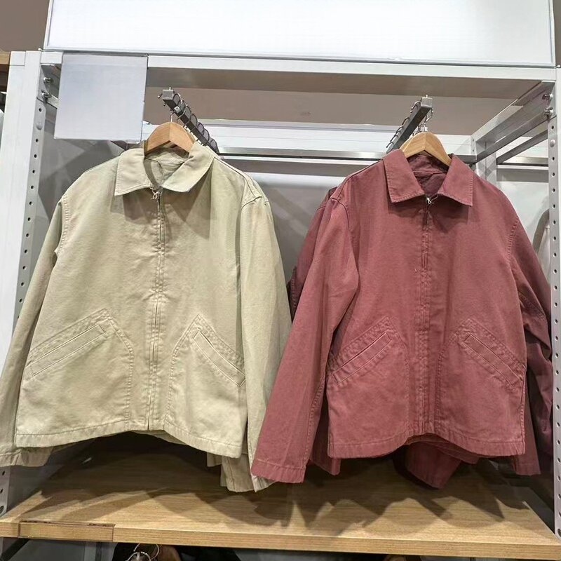 Spring and Autumn New Men's and Women's Long-Sleeved Casual Zipper Jacket/Detroit Jacket Top Y484249 Spring and Autumn New Men's and Women's Long-Sleeved Casual Zipper Jacket/Detroit Jacket Top Y484249