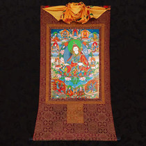 Lotus Division Eight disguised Donka portraits Tibet hang paintings Preede handmade fine framed printed gold thread Donka Buddha statue