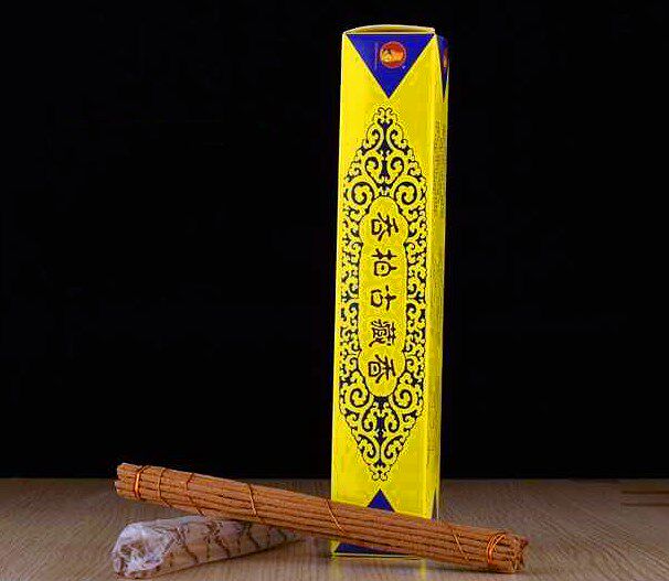 Tibet Tunbai ancient Tibetan incense natural indoor household air purification line lying incense for Buddha yoga handmade aromatherapy