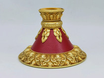 New long handle transfer wheel special base fine workmanship pure copper + leather base lotus seat large number