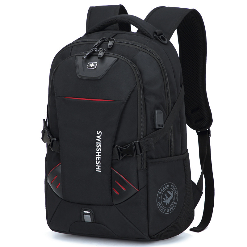 Korean Style Travel Large-Capacity Computer Bag Backpack for Men, High School and Junior High School Students, Fashionable and Trendy Campus Backpack