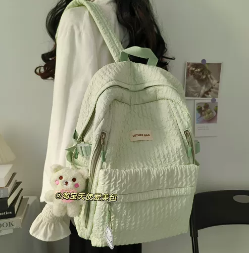 Летний вместительный и большой ранец, небольшая дизайнерская сумка через плечо, японский рюкзак, коллекция 2023, подходит для студента, тренд сезона