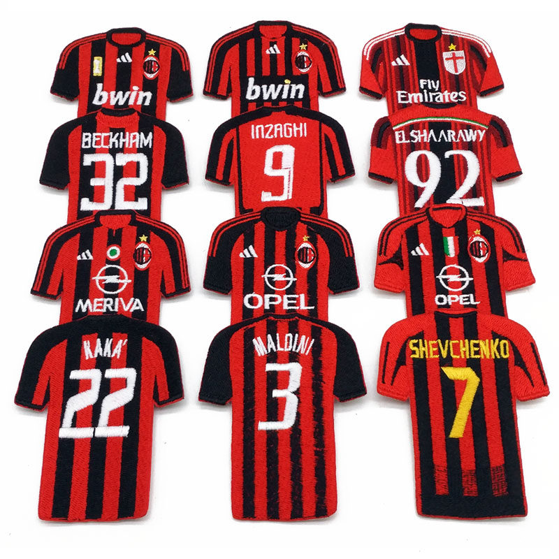 AC Milan Mini Jersey Kaca Inzagi Vchenko Star Gift Decoration for Martini Birthday Gift