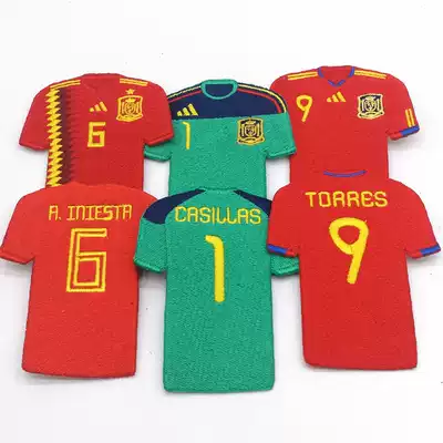 Spanish team fans surrounding 2020 new mini jersey Castores Harvey souvenir pendant