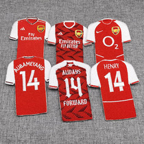 Premier League Arsenal Henry fans around Aubameyang can order mini Jersey football star ornaments