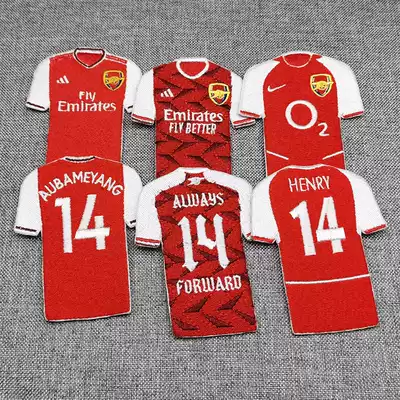 Premier League Arsenal Henry fans around Aubameyang can customize mini jerseys Football star ornaments
