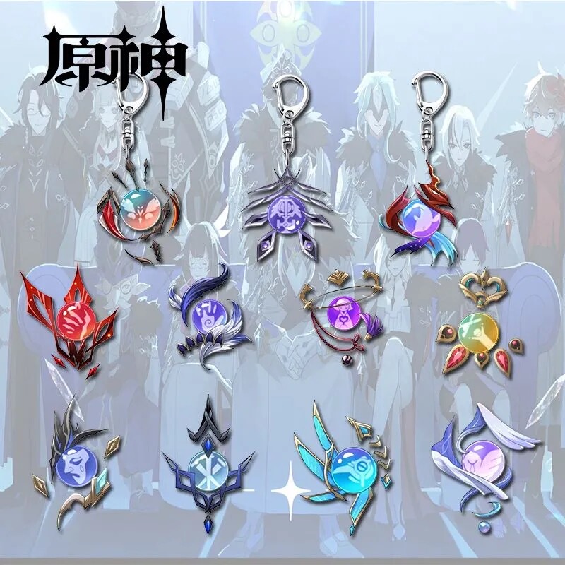 Genshin Impact Dendro Character Merchandise, Dendro Keychain, Kapitonada Dendro Creative Pendant, Student Backpack Charm Genshin Impact Dendro Character Merchandise, Dendro Keychain, Kapitonada Dendro Creative Pendant, Student Backpack Charm