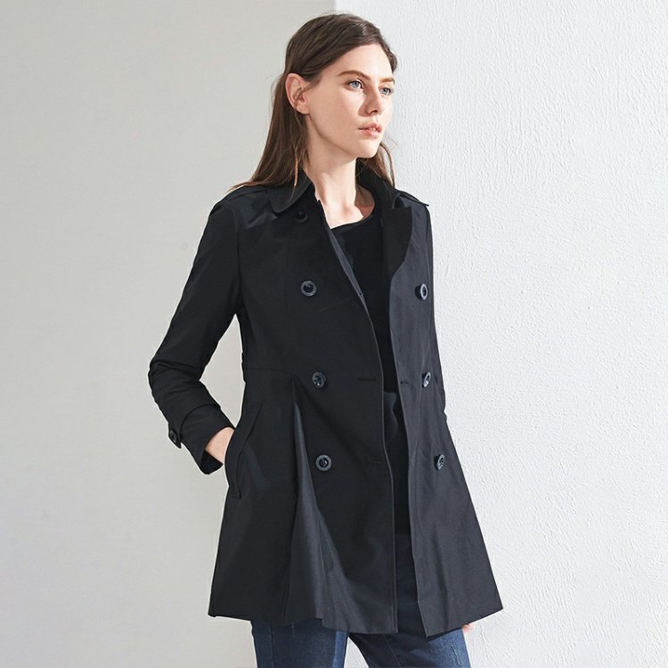 Áo khoác nữ chính thức của JUZUI / store mùa thu mới vừa dài vừa phải áo khoác nữ đẹp