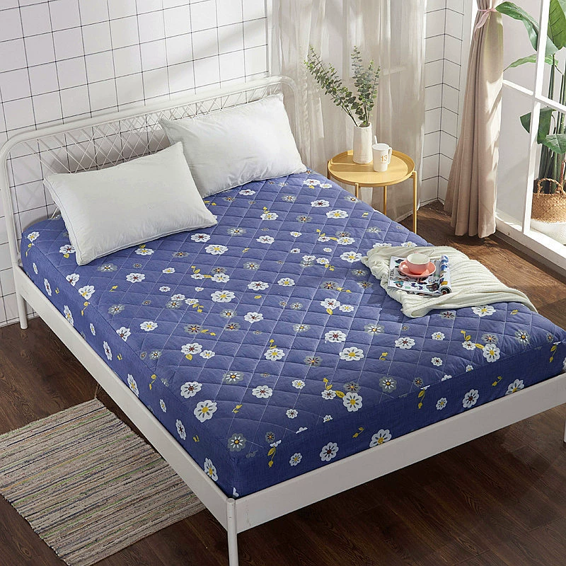 Vận chuyển rửa giường bụi che trượt Li giường dày bìa bông khăn trải giường một mảnh mùa xuân nệm bảo vệ - Trang bị Covers Ga chun chần Everon