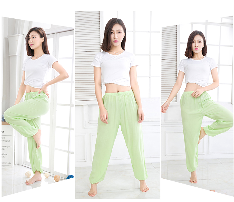 Của nam giới phần mỏng dành cho người lớn cotton lụa muỗi quần ngủ quần nữ quần quần âu đèn lồng lỏng quần cotton rayon quần âu