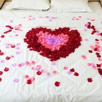 Wedding supplies fake petals wedding decoration supplies hand throw simulation rose flower wedding room decoration props