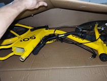 Processing 20-inch sample moped An all-aluminum yellow 36 volt accessories are complete but there is no battery