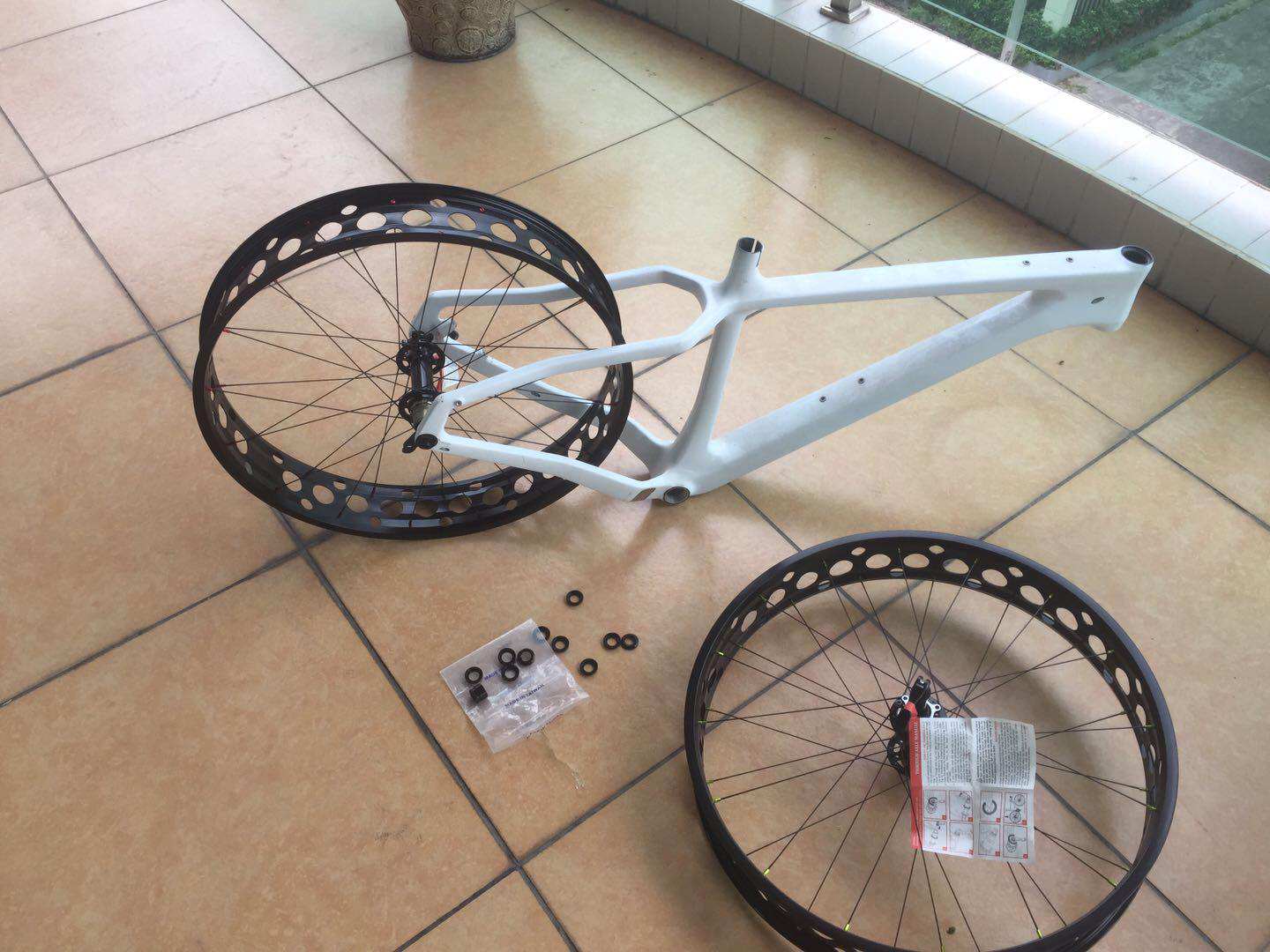 Snow fat car SD wheel set with barrel axle rod R standard variable diameter strip aluminum cap frame sold out