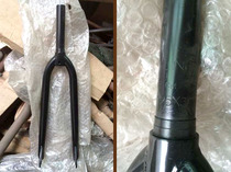 20  451 BMX chrome molybdenum steel fork 25 4 28 6 upper tube 180mm toothless no V brake seat black
