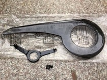 Taiwan origin small wheel bicycle transparent half chain cover tooth plate chain plate black