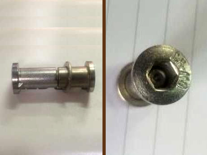 With Mark Real Chrome Molybdenum Steel Old Steel Bike Rack Seat Tube Nozzle Screw Sitting Pole Locking Constant Inner Hexagon