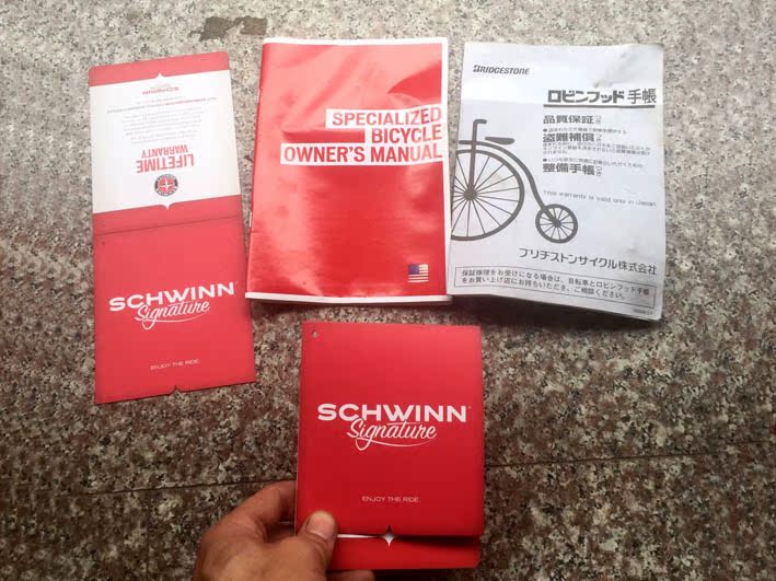 Bicycle tag manual 1 random for each purchase