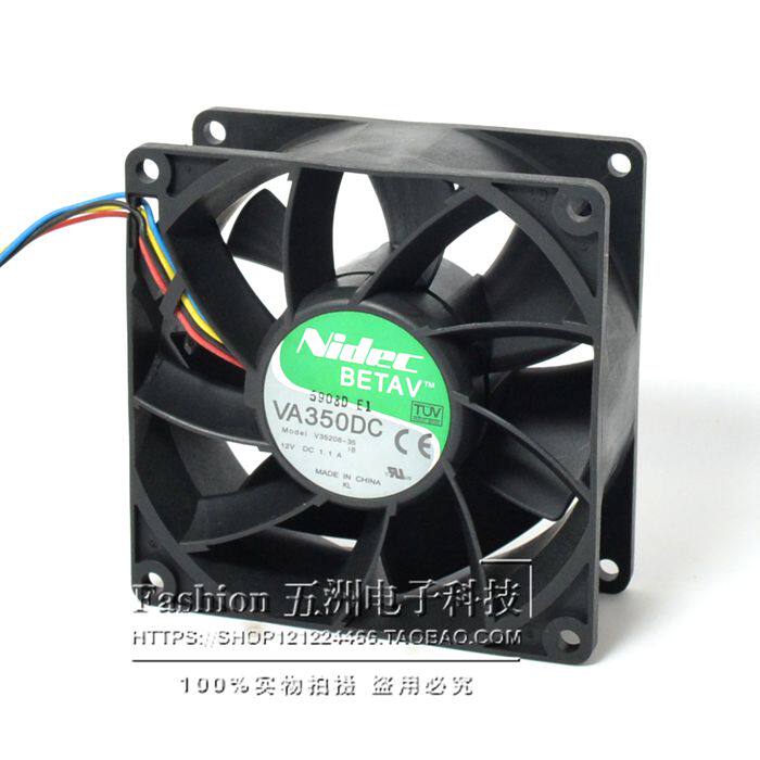 nidec 9038 V35208-35 12v 1 1A 9cm high air volume pwm intelligent speed control temperature control fan