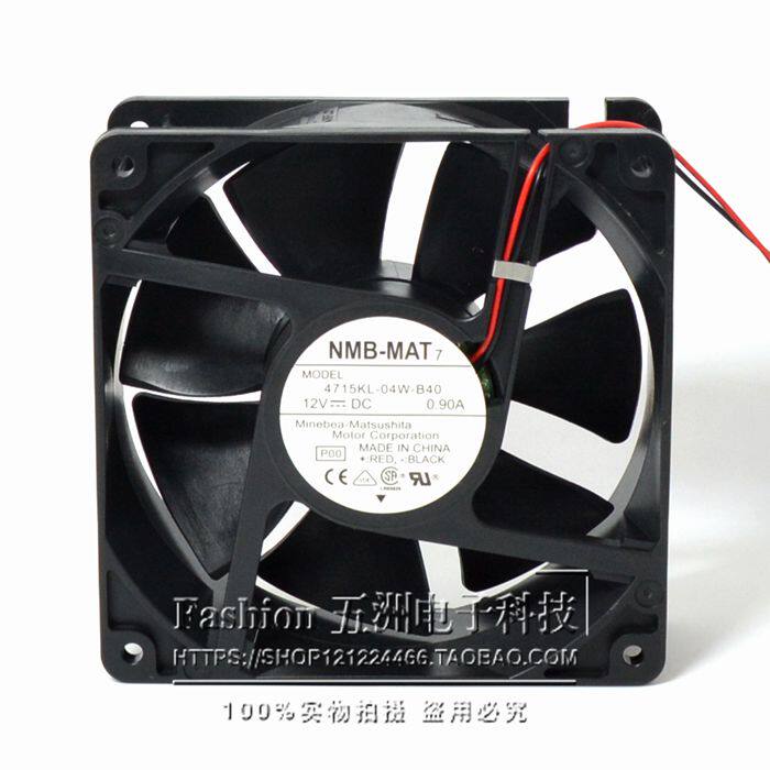 NMB 12038 12v 0 9A fan 12CM cm UPS power supply fan 4715KL-04W-B40