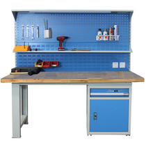 Heavy solid wood workbench fitter table workshop operation table maintenance table anti-static work table electrician workbench