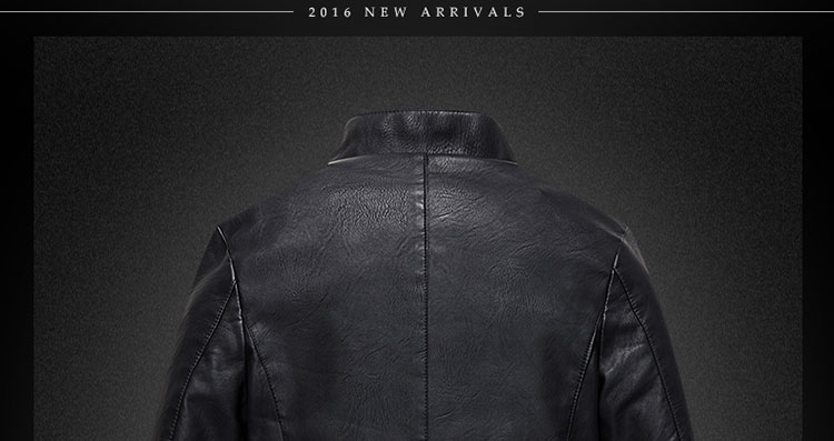 Đặc biệt hàng ngày mùa thu và mùa đông Hained leather nam cổ áo mỏng và áo khoác da nhung xu hướng trẻ trung áo khoác da Hàn Quốc áo khoác hoodie nam