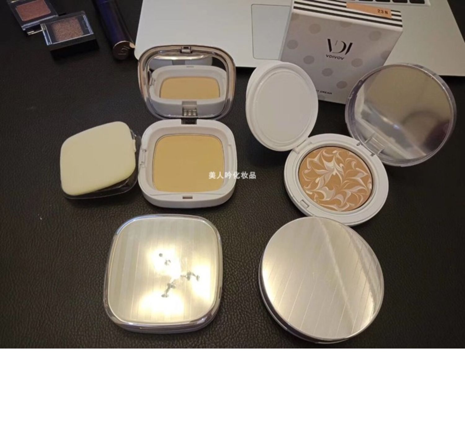 Hàn Quốc vdl bột khô tòa án phù thủy Trịnh Liyuan VDI bánh bột - Bột nén phấn maybelline