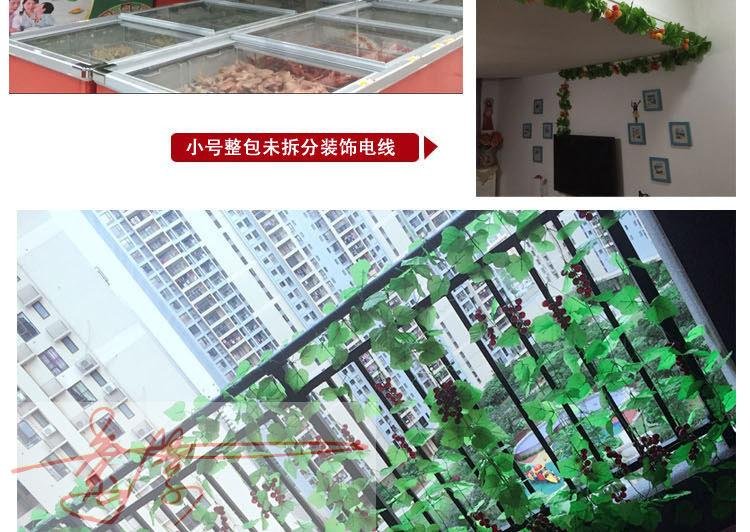 Mô phỏng lớn trái cây nho nho nhà hàng trang trại siêu thị trang trí mây Qingming nhựa trái cây mây nhựa dạy kéo hoa - Hoa nhân tạo / Cây / Trái cây bình hoa hồng giả đẹp
