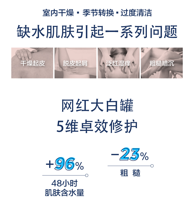 丝塔芙 甘油保湿润肤霜 250g大白罐 全身可用 图3