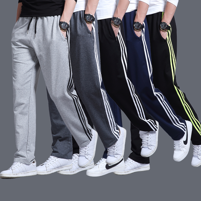 Của nam giới mùa hè thể thao quần phần mỏng mùa xuân quần thẳng cộng với phân bón XL loose quần quần đàn hồi quần chất béo shop đồ nam đẹp