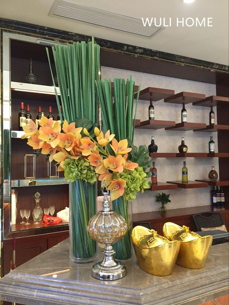 WULI * Whelan simulation floral set hotel club bar front desk living room soft fake floral ornaments