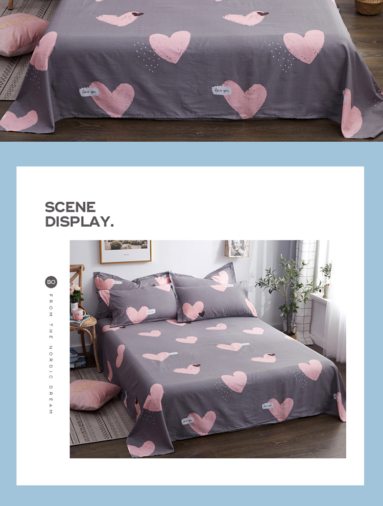 mảnh 100 Khăn% cotton duy nhất của bông 1,5m m 1,8 m 2 m nam và nữ ký túc xá sinh viên độc thân hoặc tờ đúp danh sách - Khăn trải giường drap nệm