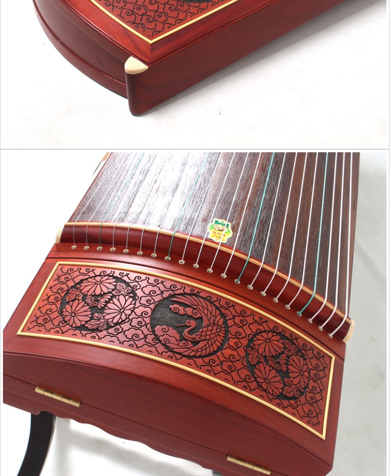 Đôn Hoàng Guzheng 6696E Gỗ đàn hương châu Phi Guzheng Nhà máy nhạc cụ quốc gia Thượng Hải [Cửa hàng Đôn Hoàng] ocarina
