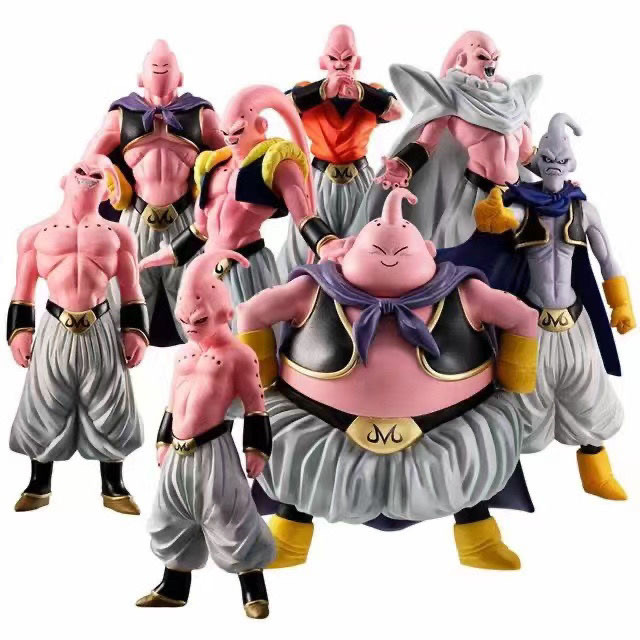 Dragon Ball Gk Muscle Majin Evil Buu Villain Pvc Material Figure Desktop Ornament Model Gift