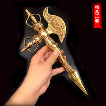 Beautiful pure copper ornaments ggs chu jiang mo chu yue dao tantric zang fo multiplier supplies