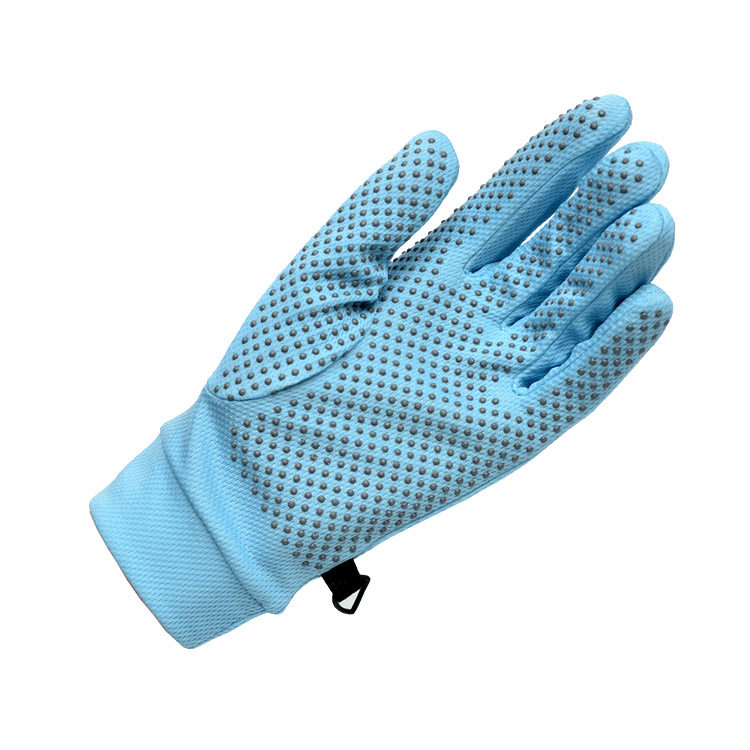 Summer sun protection gloves for men and women riding in anti-UV breathable outdoor shopping for tourist sub-finger shading palm anti-slip