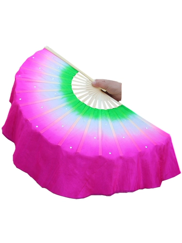 Подлинный вентилятор с настоящим шелковым танце