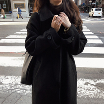 2021 autumn winter new fur coats womens Hepburn Coat Temperament Korean version of the Korean version The long section of the small sub