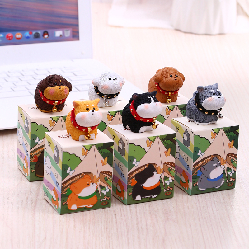 Cute Puppy Office Desk Decoration Healing Mood Stabilizer Workstation Decor Gift for Girls Graduation