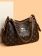 Brand Genuine Leather Large-Capacity Middle-Aged Mother's Bag 2026 New Printed Women's Shoulder Crossbody Bag Soft Leather Women's Bag