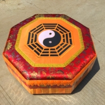 Taoist Bagua worship mat Eight-sided solid wood kneeling mat Worship pier Meditation mat Worship Buddha mat Futon meditation mat