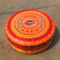 Buddhist worship pad Lotus solid wood round worship pad Futon Meditation pad Meditation pad Worship pier Kneeling pad