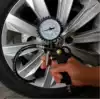 Connect the car tire nozzle accurately with inflation with tire pressure gauge filling gas gun charging gas connector Car