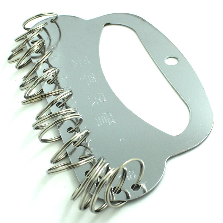 Property Key Button 18 Creative Key Disk Management Dormitory Warehouse Hotel Upscale Zinc Alloy Key Buckle